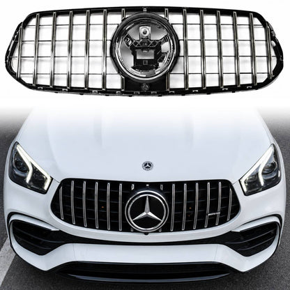 Chrome Panamericana AMG Front Bumper Grille – Mercedes GLE W167 (2019–2023) GLE500