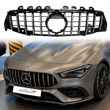 Mercedes‑Benz CLA‑Class X118 (2019–2023 Facelift) – GT Front Radiator Grille Chrome Upgrade for CLA200d