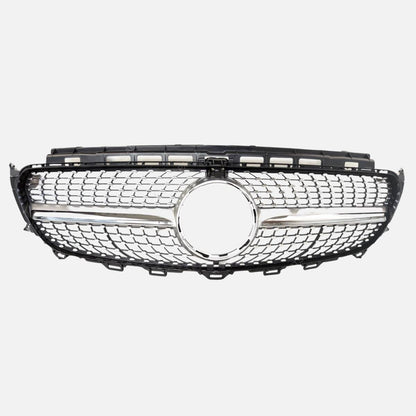 For Mercedes-Benz E-Class W213/W238 Front Bumper Diamond Grille (2016–2021 | E200, E220, E300, E400, E43, E53 | Cabrio & Saloon)