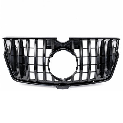 For Mercedes-Benz GL-Class X164 Front Bumper GT Panamericana Grille – Gloss Black (2009–2013)