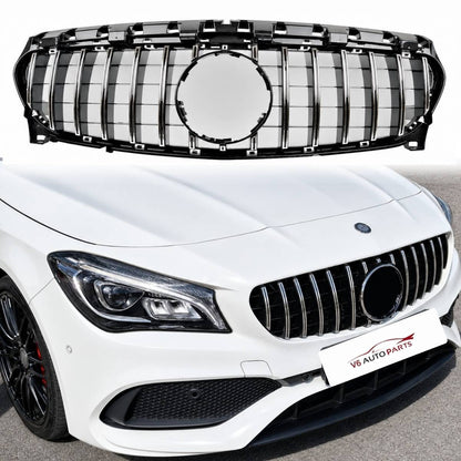 For Mercedes‑Benz CLA‑Class W117 GT Panamericana Front Radiator Grille (CLA200 / CLA180d) 2013–2017 | AMG Style Upgrade