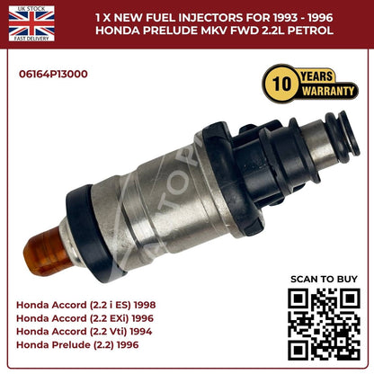 Fuel Injector  For Honda Prelude MKV (1993–1996)– FWD 2.2L Petrol | OEM Direct Fit Replacement