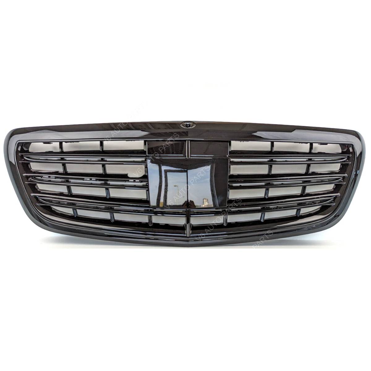 119B Frontstoßstange, glänzend schwarzer Kühlergrill für 2014 bis 2018 W222 S-Klasse S350 S65L S560 AMG Night View