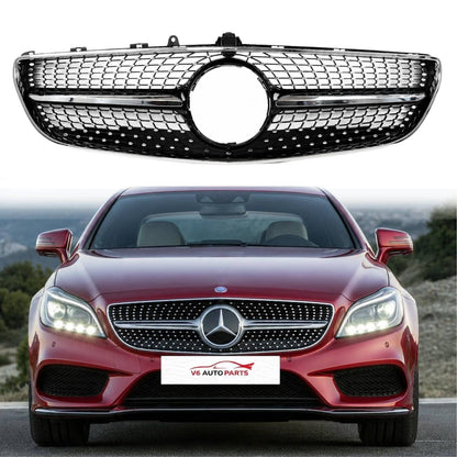 For Mercedes CLS C218 Coupe Facelift Front Bumper Honeycomb Grille – Fits CLS53 & CLS400 (2014–2018)