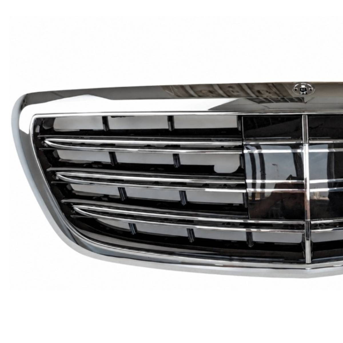 For Mercedes S-Class W222 S65 Maybach Front Radiator Chrome Grille (2014–2020)