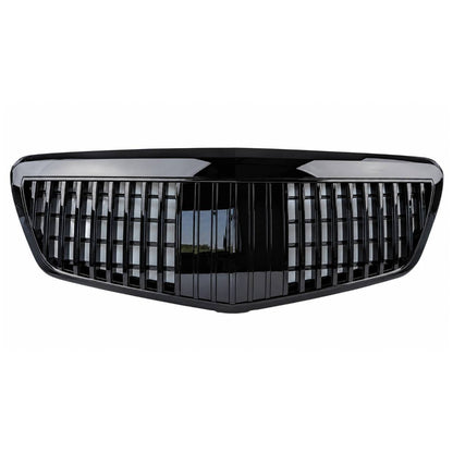 Maybach Style Front Radiator Grille – Gloss Black | Mercedes S‑Class W221 (2009–2013, S65 S400)