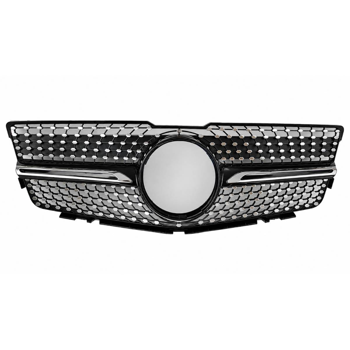 Schwarzer Frontstoßstangengrill für Mercedes Benz GLK-Klasse 2008–2012 X204 PreFacelift Sport
