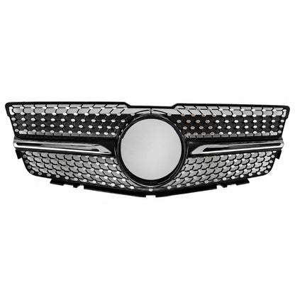 Schwarzer Frontstoßstangengrill für Mercedes Benz GLK-Klasse 2008–2012 X204 PreFacelift Sport