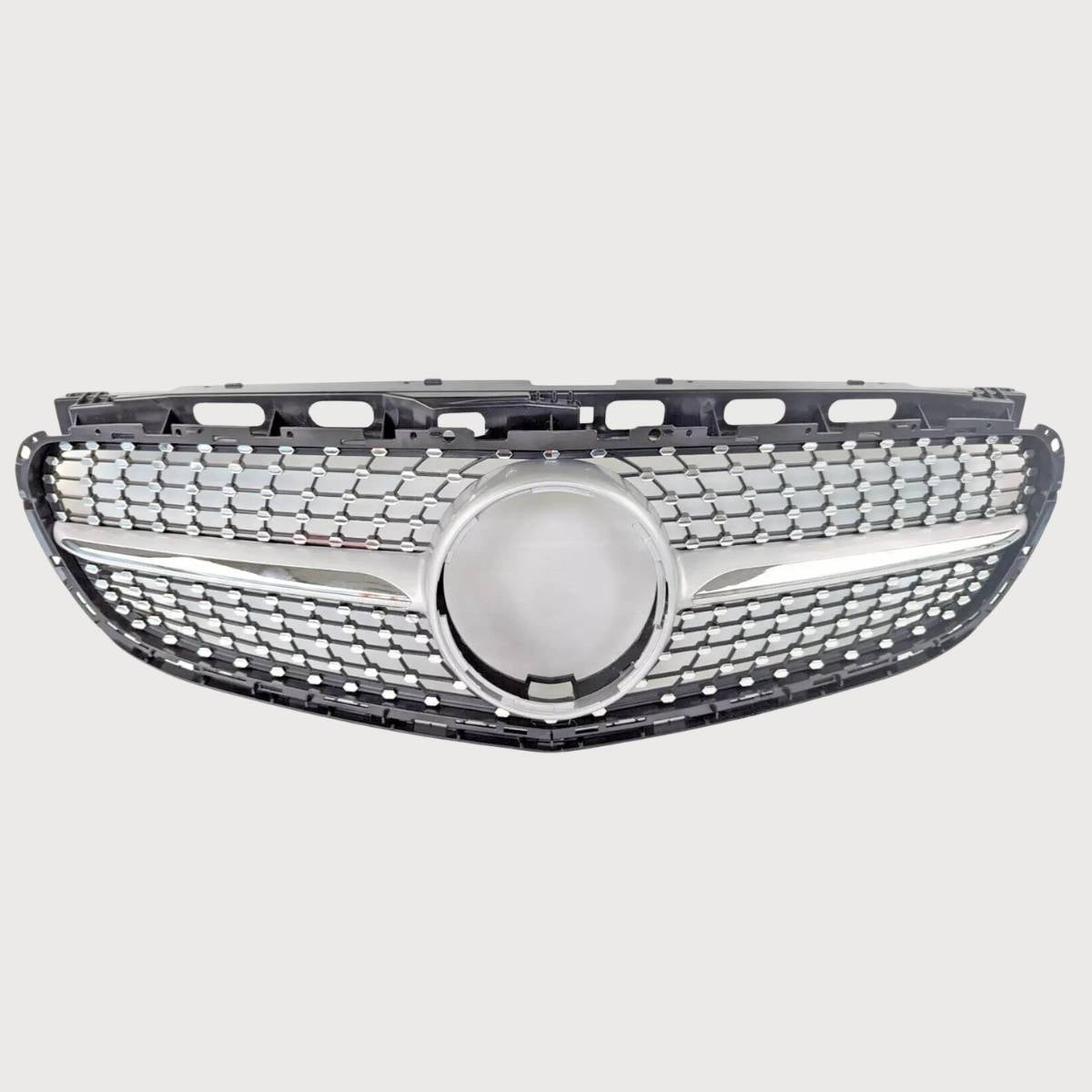 For Mercedes E‑Class W212 Diamond Front Grille – AMG Facelift E250 (2013–2016)