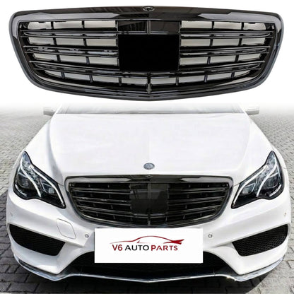 119B Frontstoßstange, glänzend schwarzer Kühlergrill für 2014 bis 2018 W222 S-Klasse S350 S65L S560 AMG Night View