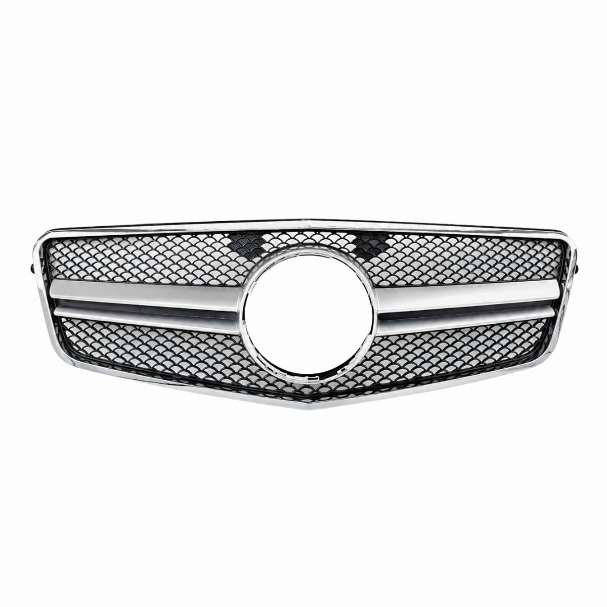 For Mercedes E‑Class W212 (2009–2013 Pre‑Facelift) E63 AMG Style Front Radiator Bumper Grille – Saloon & Estate