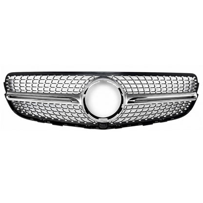 Frontstoßstangengrill für Mercedes 2015–2019 GLC-Klasse X253 GLC300 GLC350 Diamond 