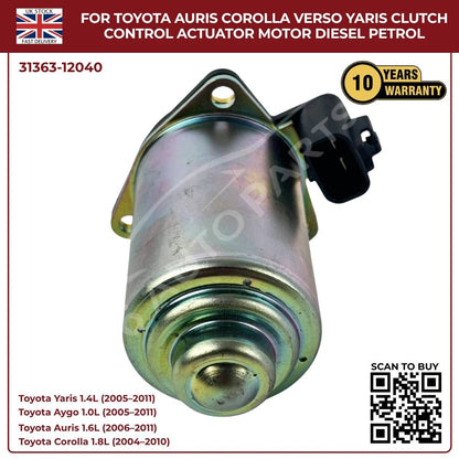 Clutch Actuator Motor for Toyota Auris Corolla Verso Yaris Vitz Aygo | OEM Ref 3136312040