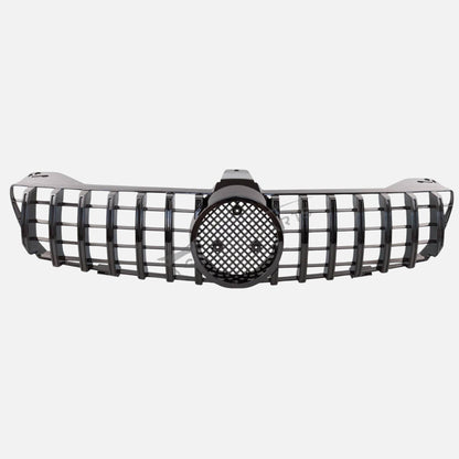 For Mercedes CLS-Class W219 GT Front Grille – Gloss Black Radiator Grill Upgrade (2005–2008)