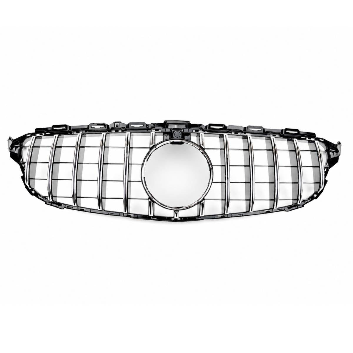 Mercedes‑Benz C‑Class C205 Coupe GT‑R Panamericana Front Radiator Grille (2015‑2018, With Camera Hole)