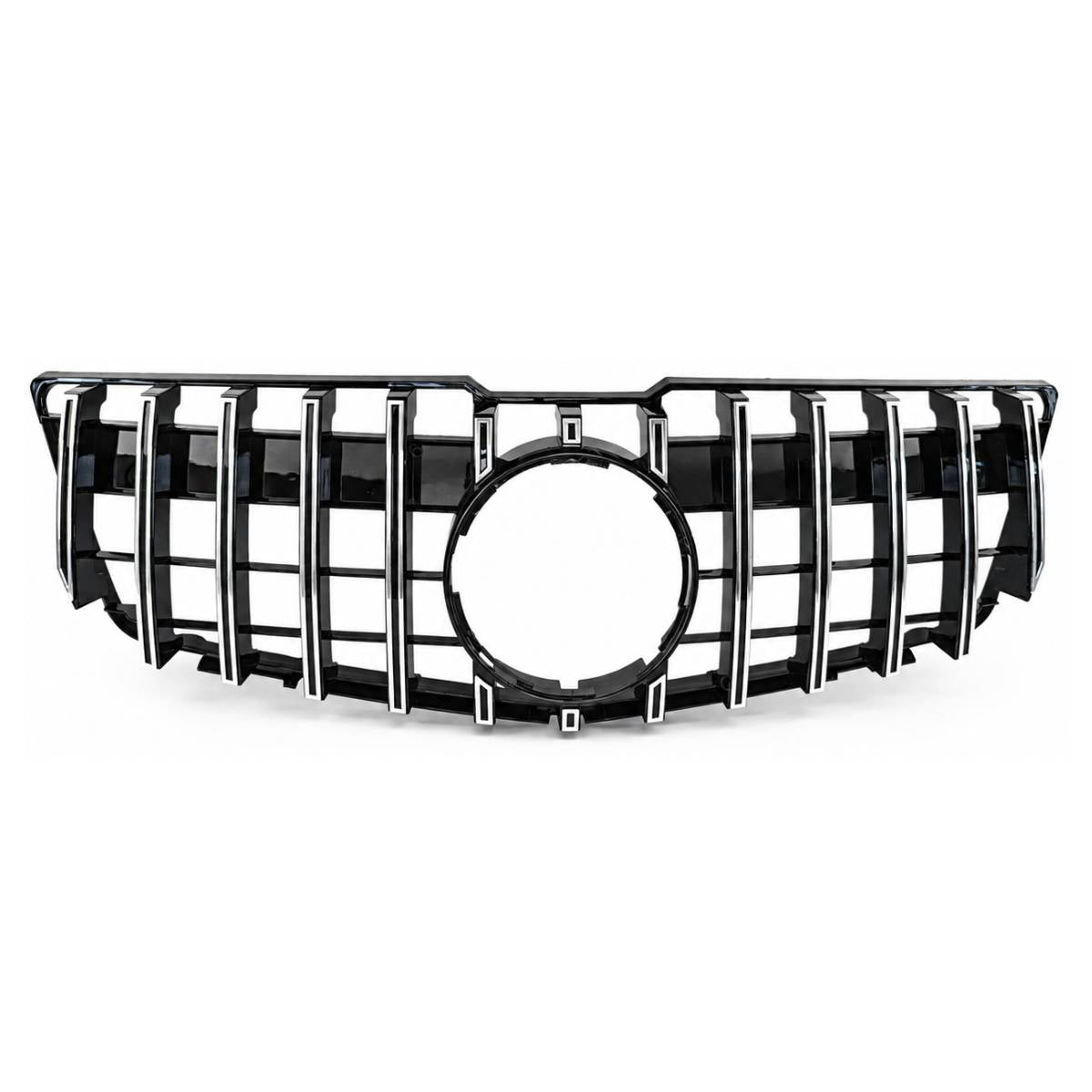 For Mercedes GLK-Class X204 Chrome Panamericana AMG GT-R Front Bumper Grille (2008–2012)