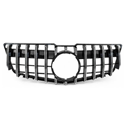 For Mercedes GLK-Class X204 Chrome Panamericana AMG GT-R Front Bumper Grille (2008–2012)