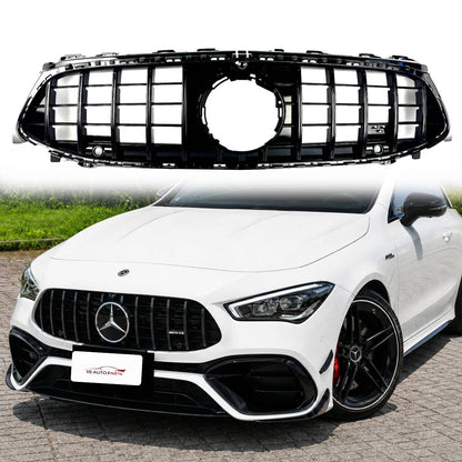 For Mercedes-Benz CLA-Class W118/X118 (2023–2025) GT Panamericana Front Radiator Grille – Fits CLA250d & CLA35 AMG