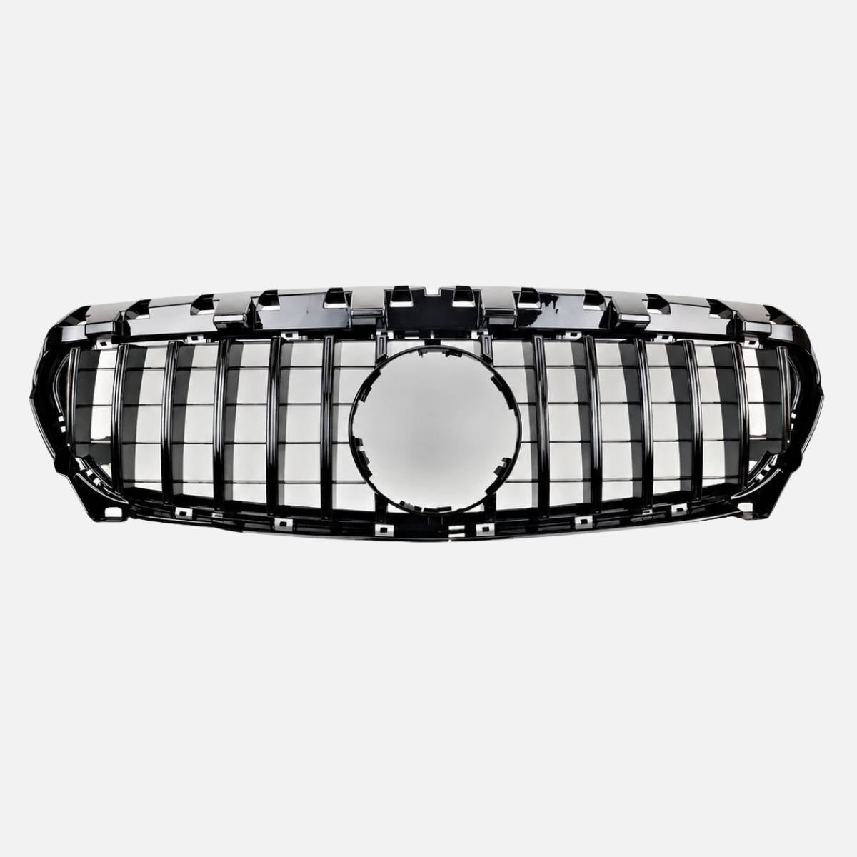 Frontstoßstange, glänzend schwarzer GT-Grill für Mercedes-Benz CLA-Klasse X117 Cla200 vor dem Facelift Panamericana 2013–2017 