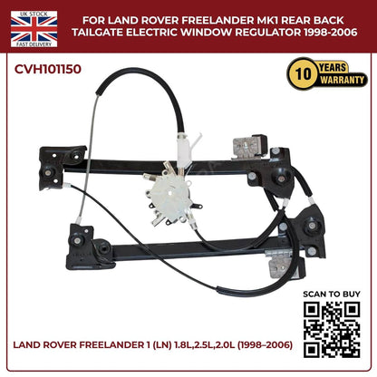 Rear Tailgate Electric Window Regulator for Land Rover Freelander 1 (1998–2006) – Back Window Lift Mechanism
