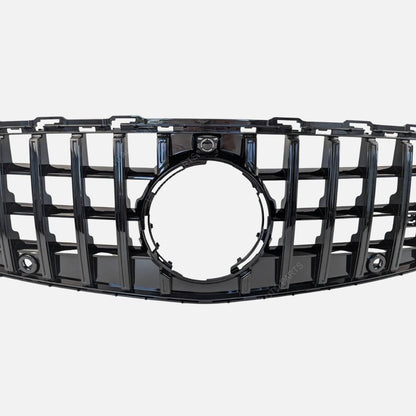 For Mercedes-Benz C-Class W206 (2020–2023) Front Radiator Grille – Gloss Black Panamericana GT Style | Fits C200, C400 Standard Models