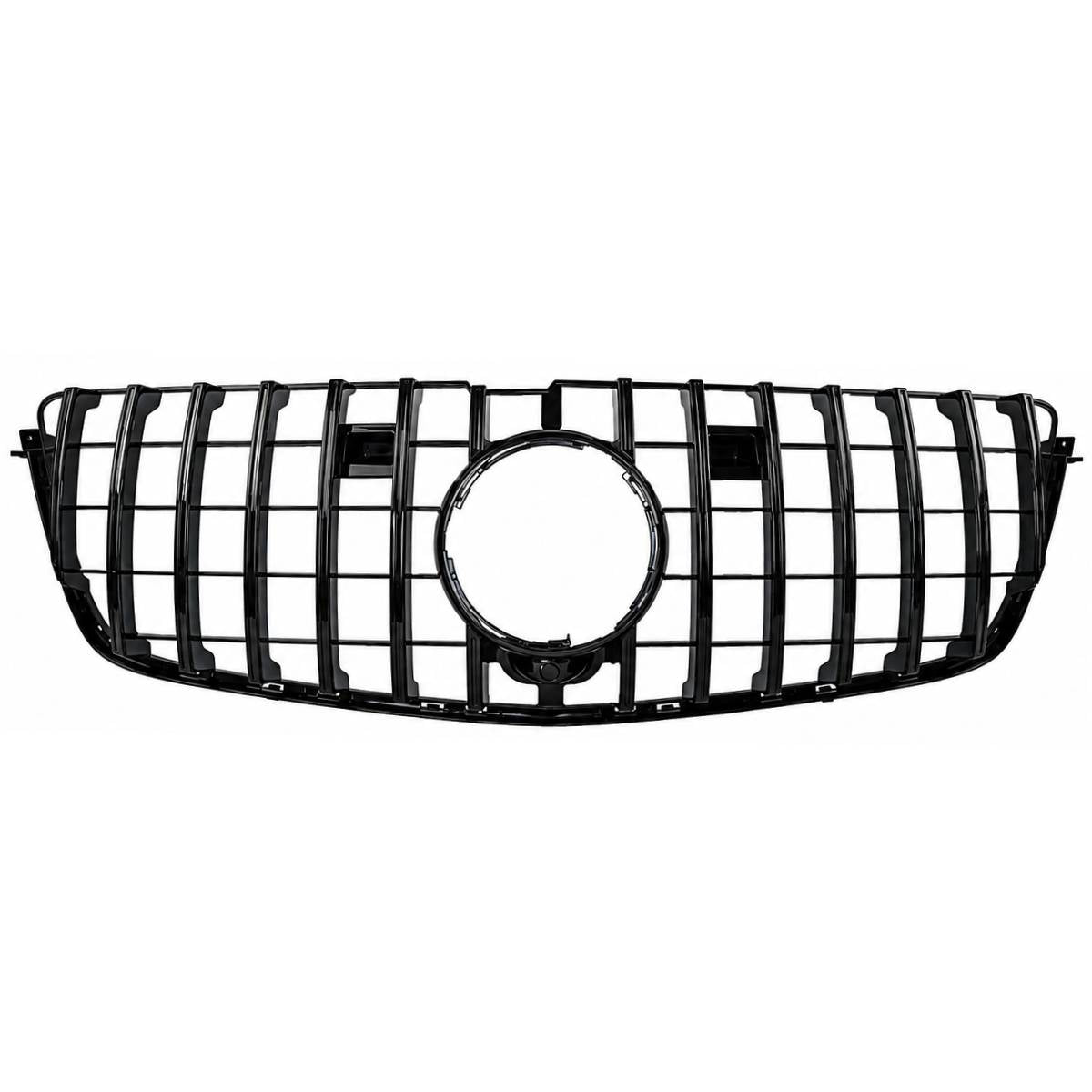 For Mercedes-Benz GL-Class X166 Front Radiator Grille – Panamericana GT Style (GL400, 2013–2016)