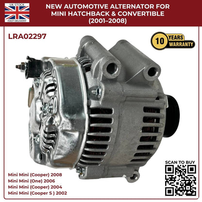 Image of OE Quality MINI Cooper Alternator for R50 R53 Petrol Models LRA02297