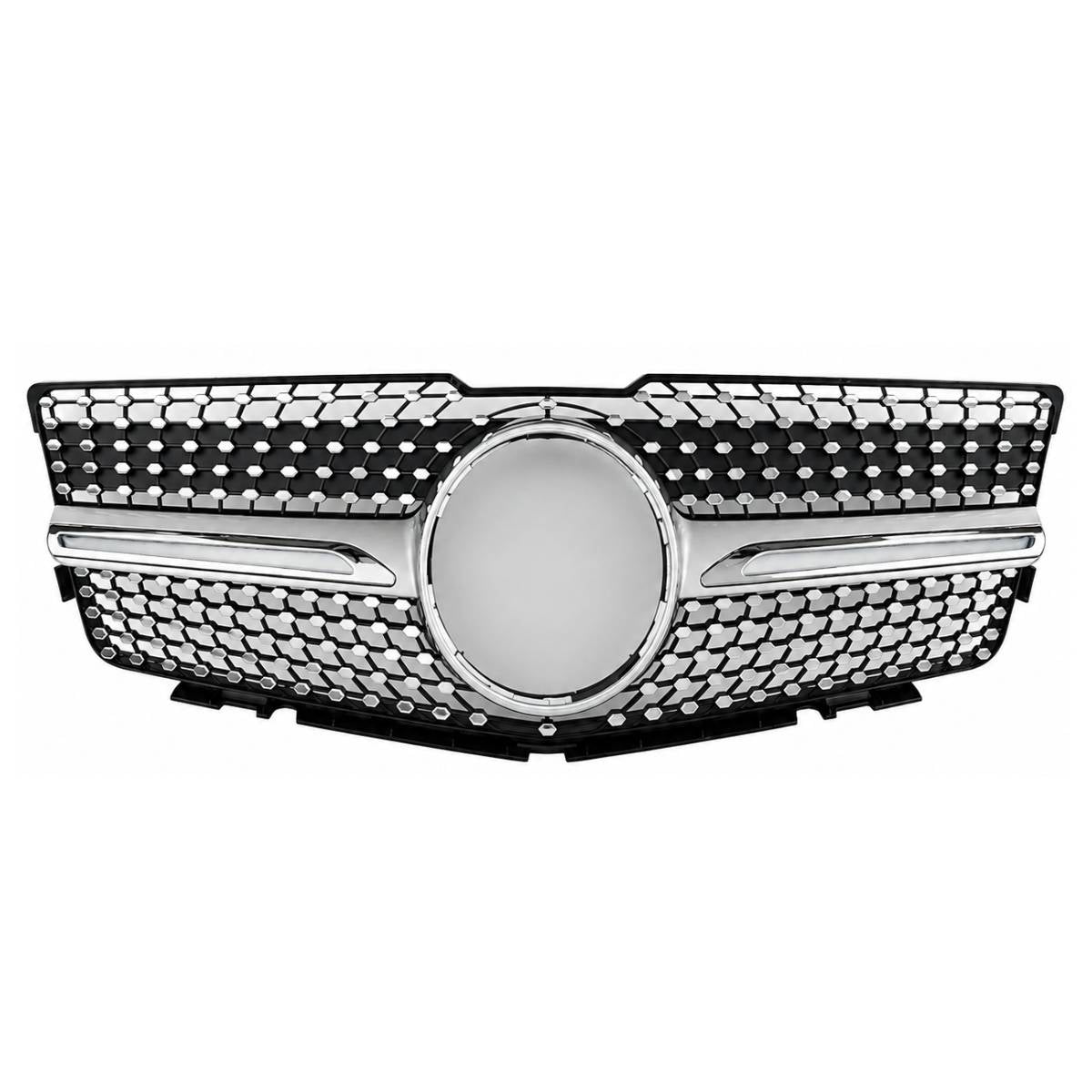 For Mercedes GLK‑Class X204 200CDI Front Radiator Grille (2008–2012 Pre‑Facelift, Chrome Finish)