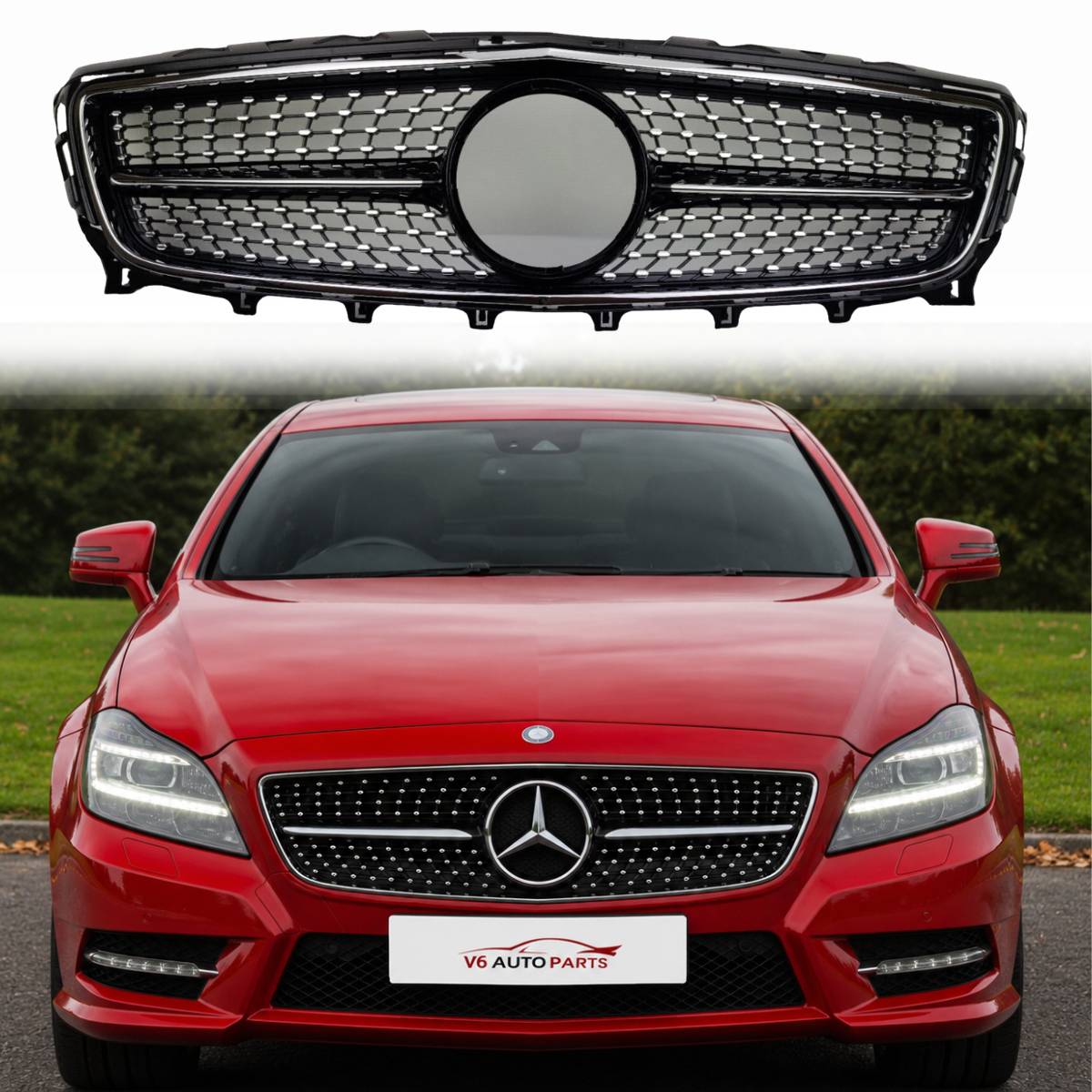 Kühlergrill vorne für Mercedes C218 CLS-Klasse 2011–2014 CLS350 400 AMG Sport