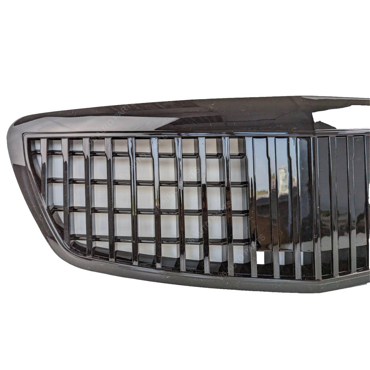 Vorderer Kühlergrill in glänzendem Schwarz für 2005–2009 Benz W221 S-Klasse S63 AMG Maybach S350 S500