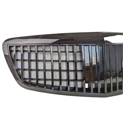 Vorderer Kühlergrill in glänzendem Schwarz für 2005–2009 Benz W221 S-Klasse S63 AMG Maybach S350 S500