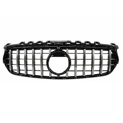 For Mercedes B-Class W247 B200 Compatible Front Bumper Chrome Grille 2018-2023 Panamericana
