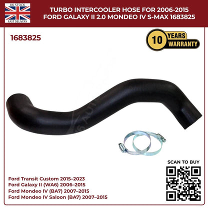 Turbocharger Charge Air Hose RHS – Fits Ford Mondeo, S‑MAX, Galaxy 2.0 TDCi (1683825 / AG916K863AB)