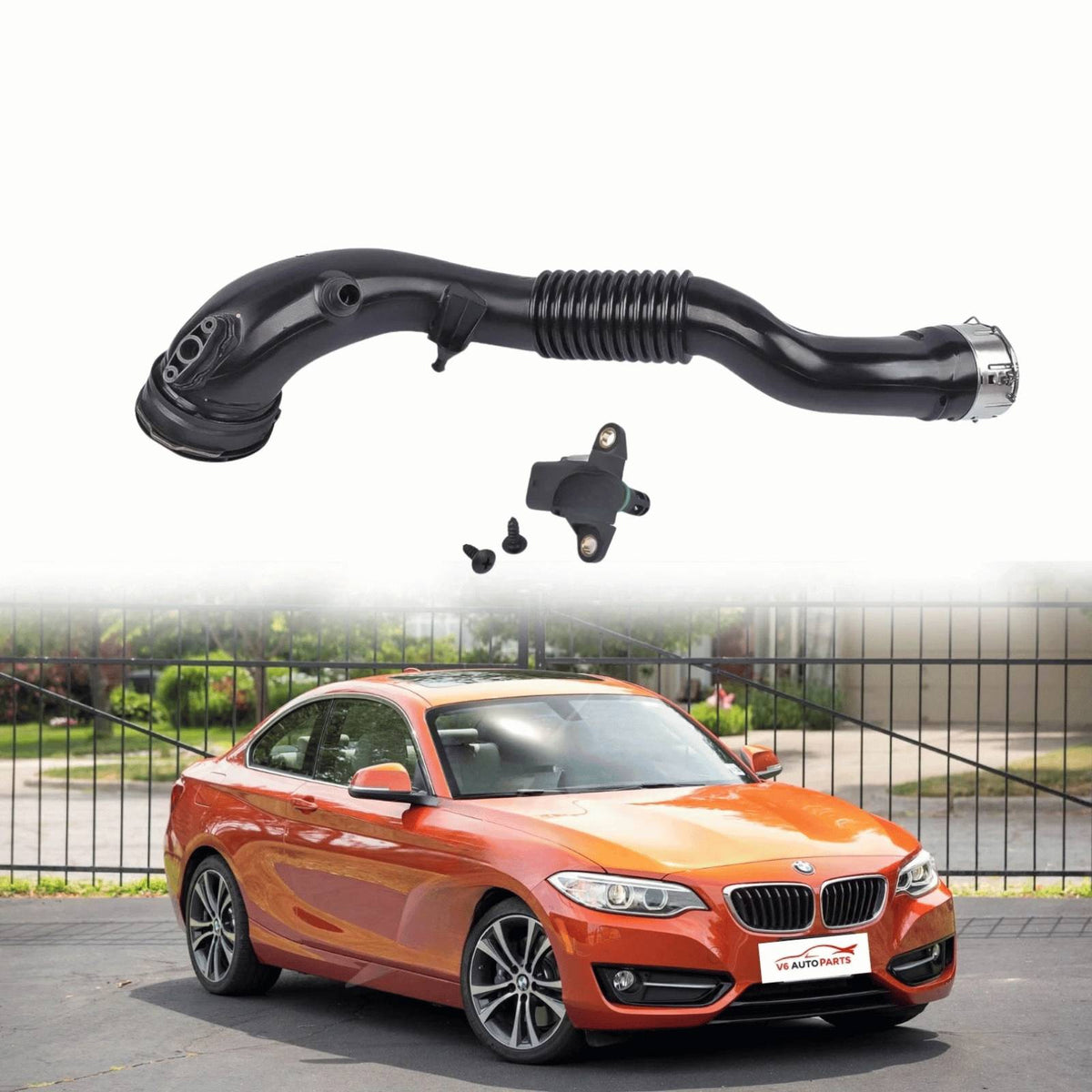 image of BMW M2 F2X F3X Charge Pipe Hose 7604033