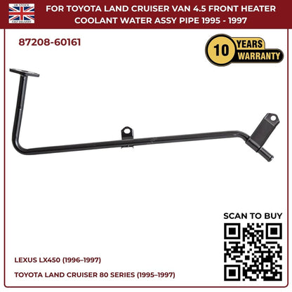 Lexus LX450 Front Heater Coolant Water Outlet Pipe (1996–1997, 1FZ‑FE Petrol, OEM Replacement 87208‑60161)