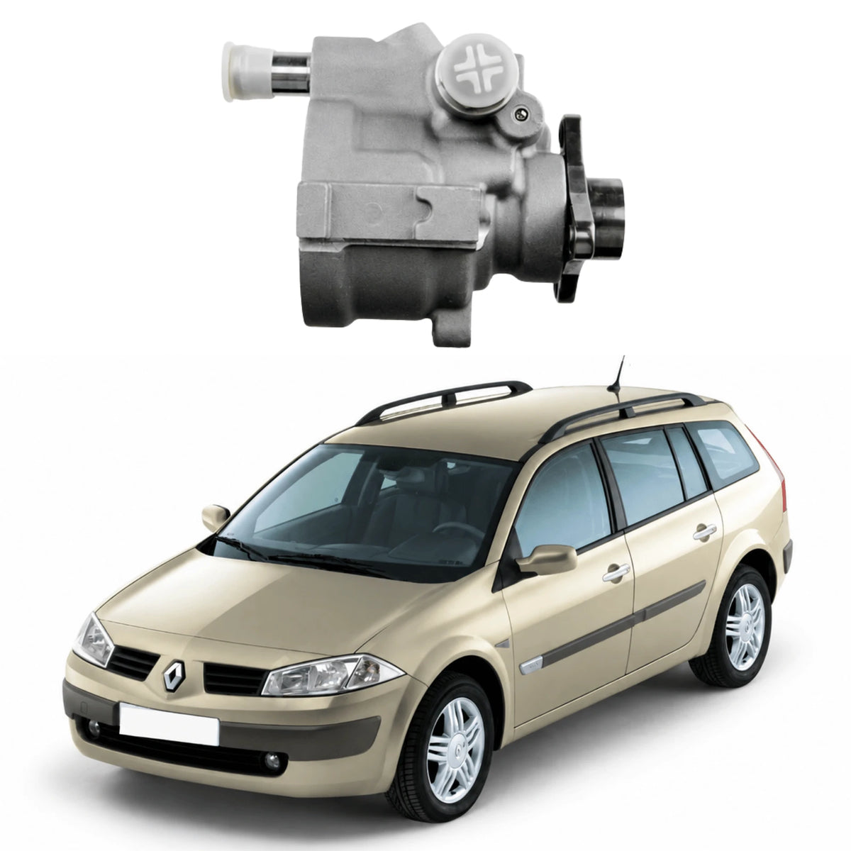 Image of power steering pump 7700417137 for Renault Espace and Laguna petrol models