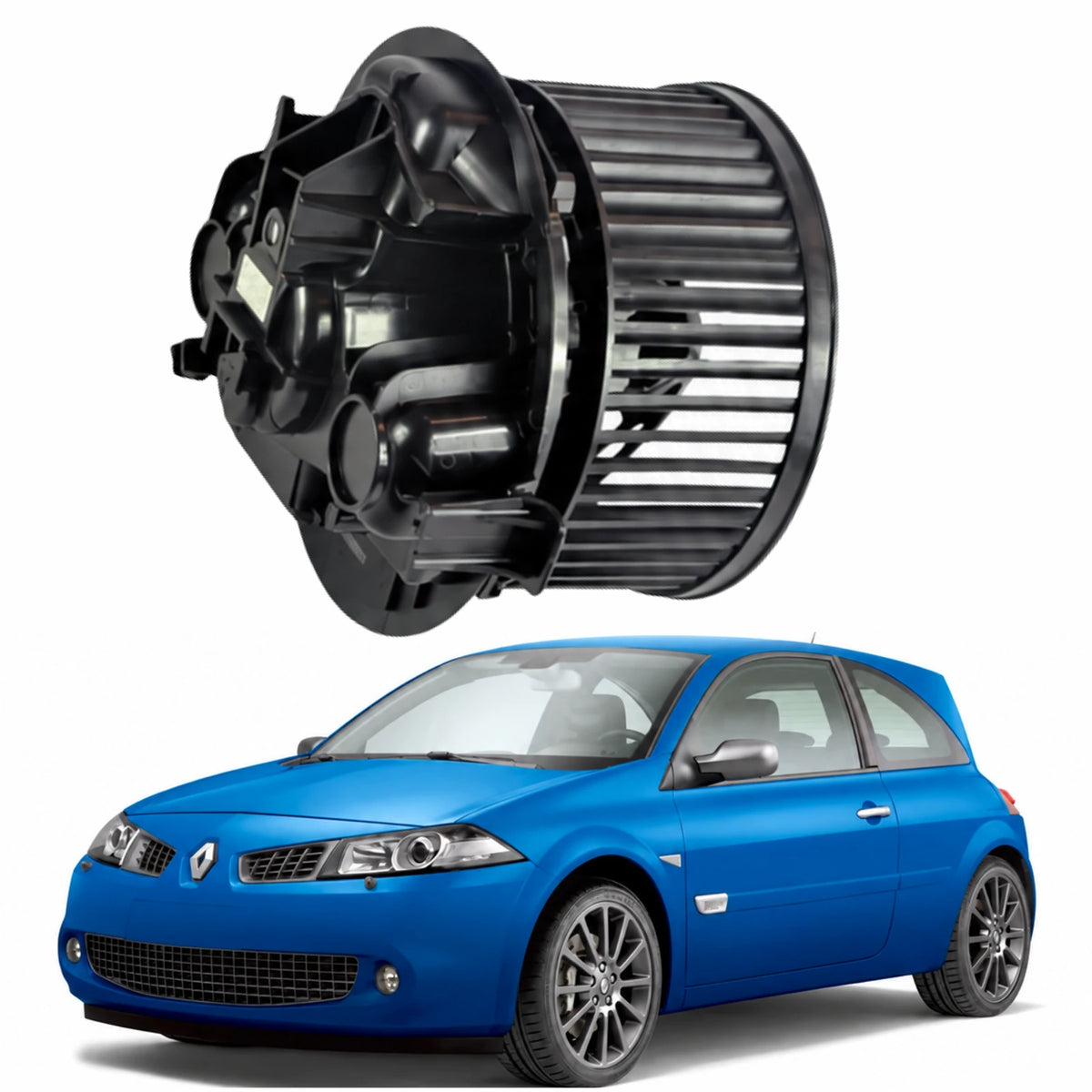 Image of Renault Megane Cabin Blower Fan 7701056965 Air-Con Compatible