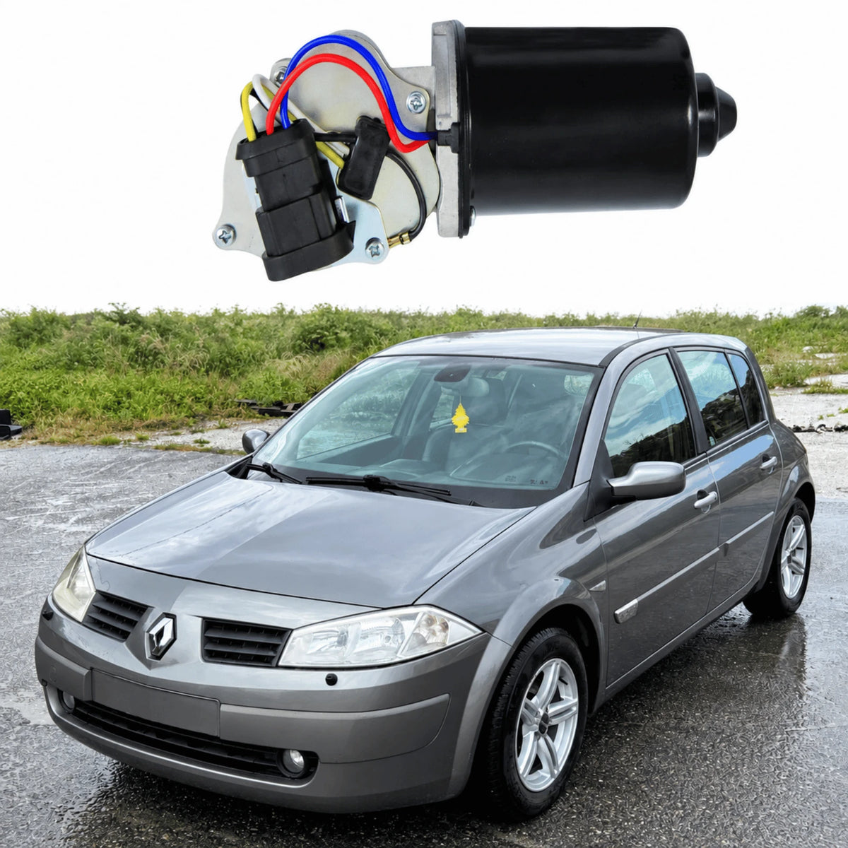 image of OEM 7701204818 Front Wiper Motor for Renault Megane 1