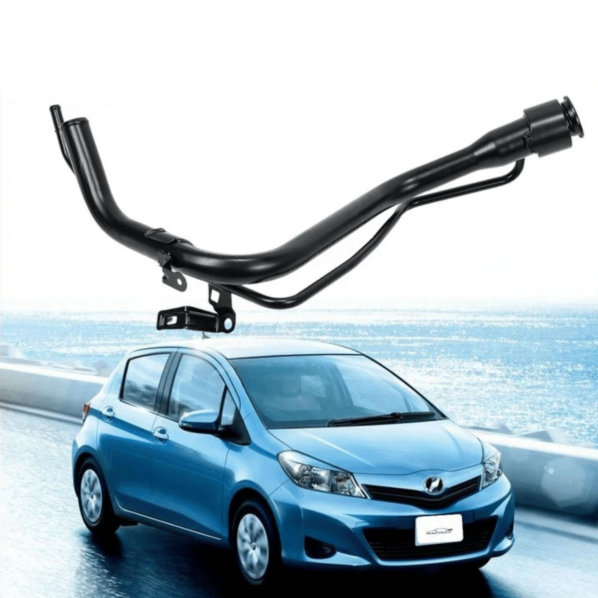 Fuel Filler Neck Pipe For Toyota Yaris 1.4 Diesel  (2005–2012) | OEM Ref 77201-0D100 | Brand New Aftermarket Replacement