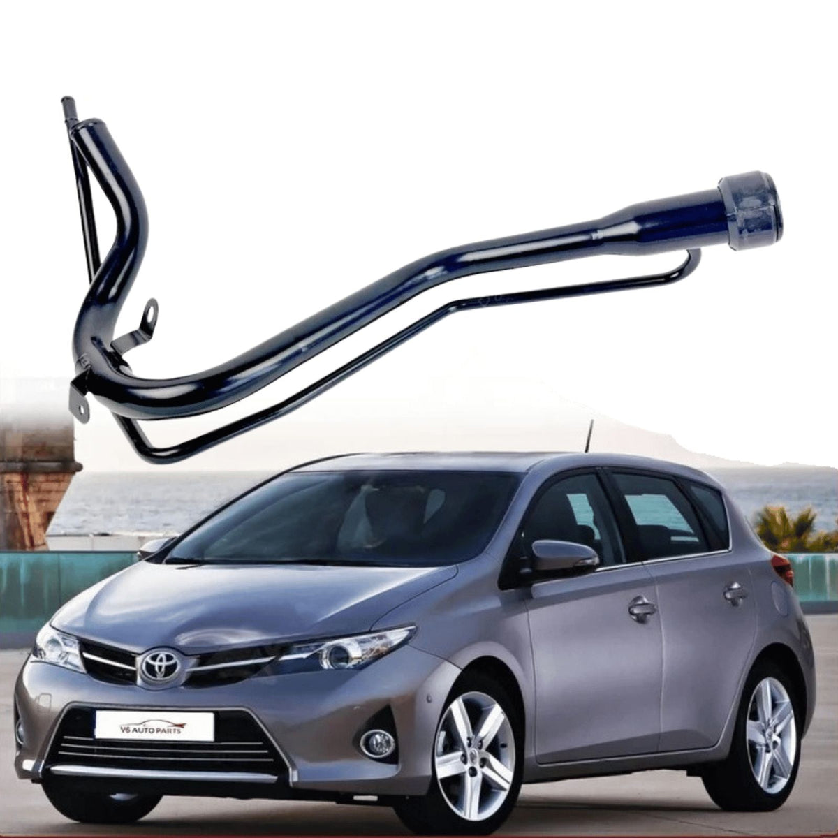 Fuel Tank Filler Neck Pipe For Toyota Auris 2006–2012 (E15) – 1.4L, 2.0L D-4D Diesel – Direct Replacement 77201-12650