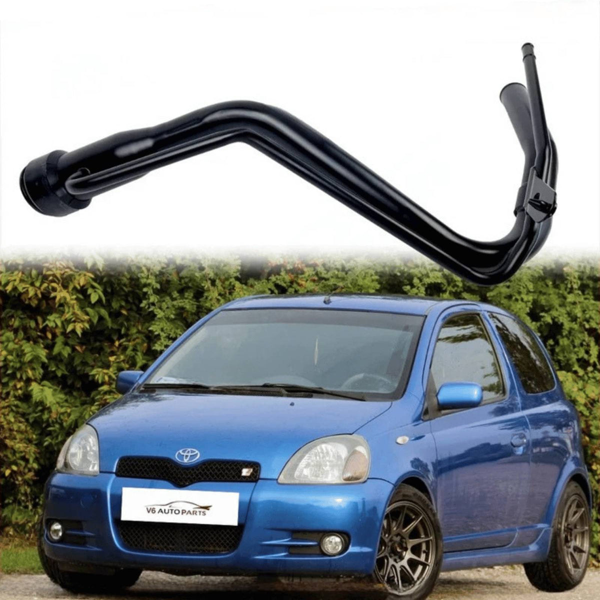 Fuel Tank Filler Neck Pipe For Toyota Yaris / Vitz MK1 (1999–2005) 1.0, 1.3, 1.5 Petrol | Part #77201-52021