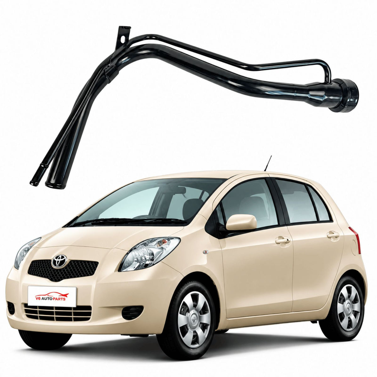 Image of 77201-52210 fuel tank filler neck for Toyota Yaris 2005–2011