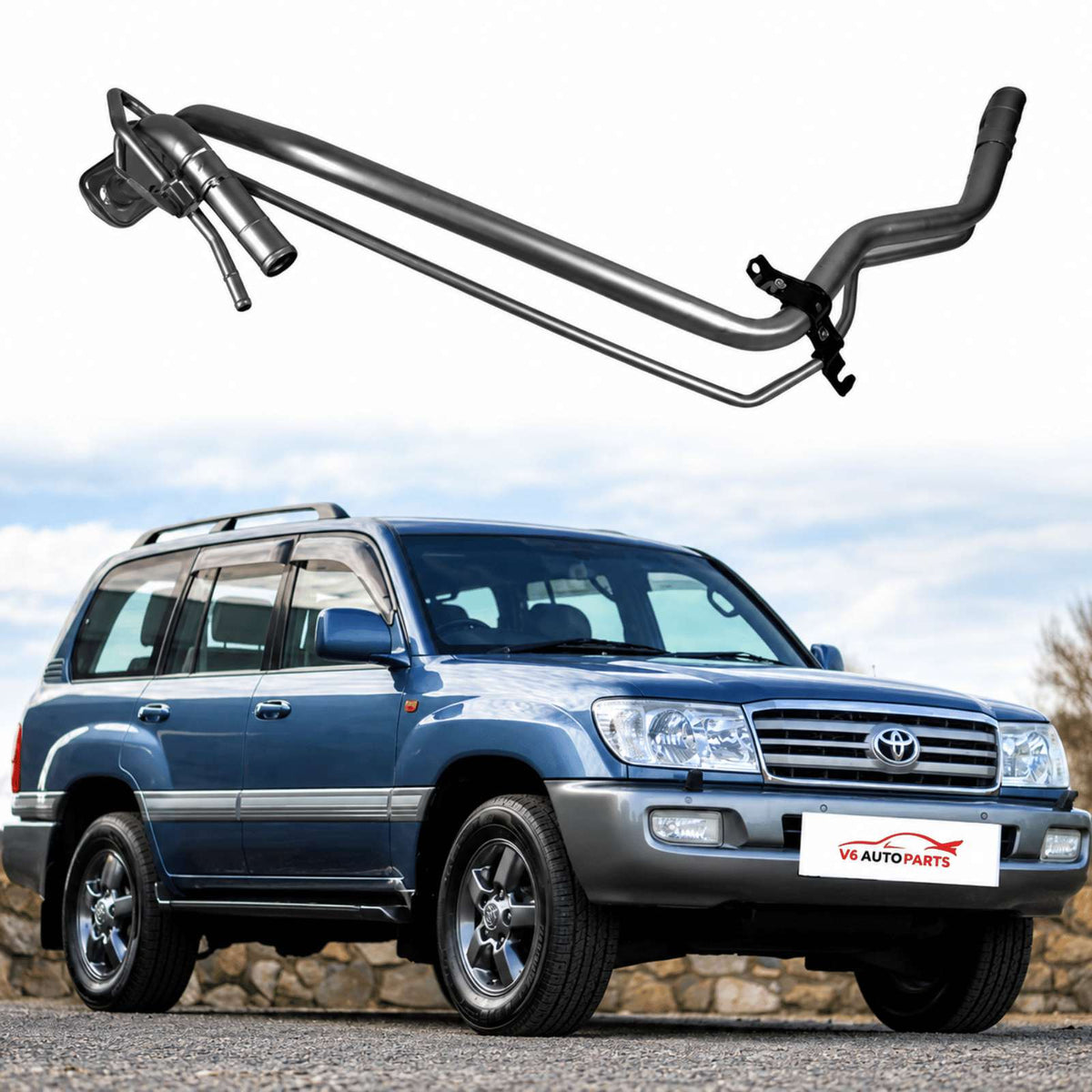 Image of 77201-60540 fuel filler pipe for Lexus LX470 petrol SUV