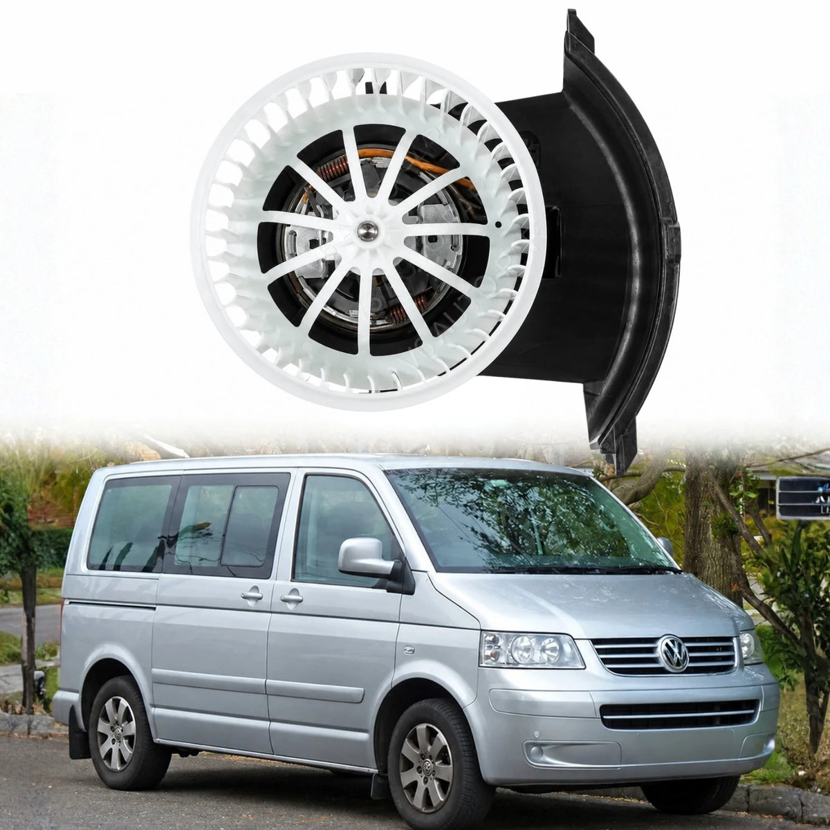 Image of Replacement Blower Motor Fan 7E2819021A for VW Transporter T5 T6
