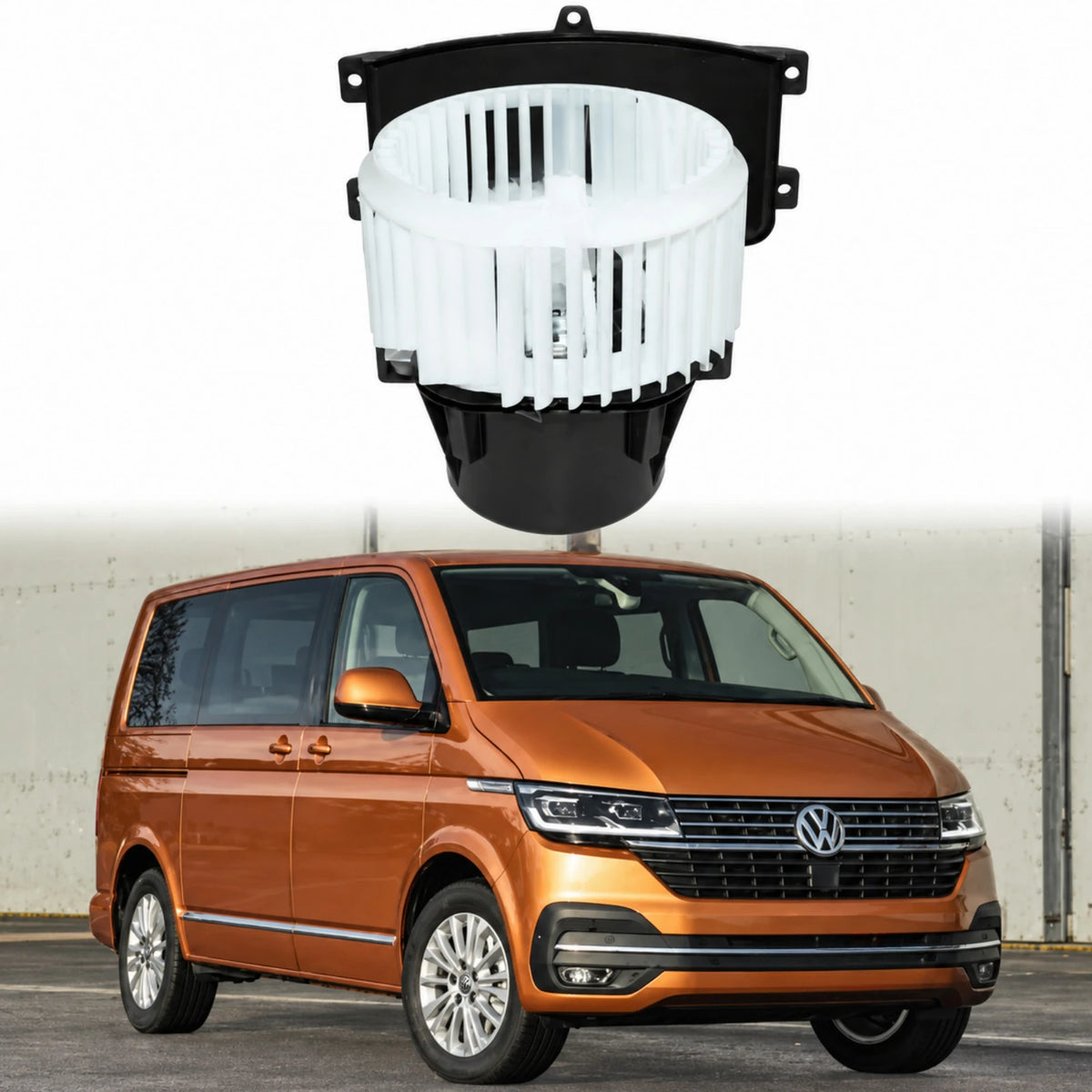 Image of VW T5 1.9 TDI heater blower motor 7E2820021