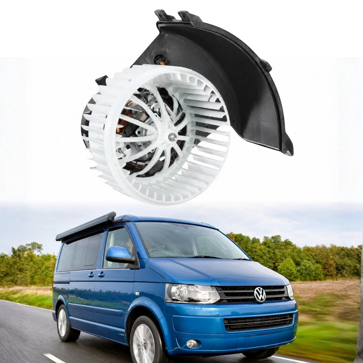 Image of VW T5 2.5 TDI blower motor fan 7E2820021
