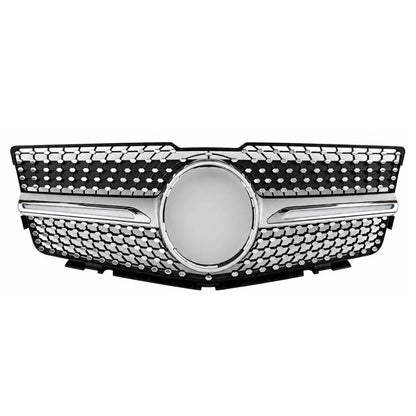 For Mercedes GLK‑Class X204 200CDI Front Radiator Grille (2008–2012 Pre‑Facelift, Chrome Finish)