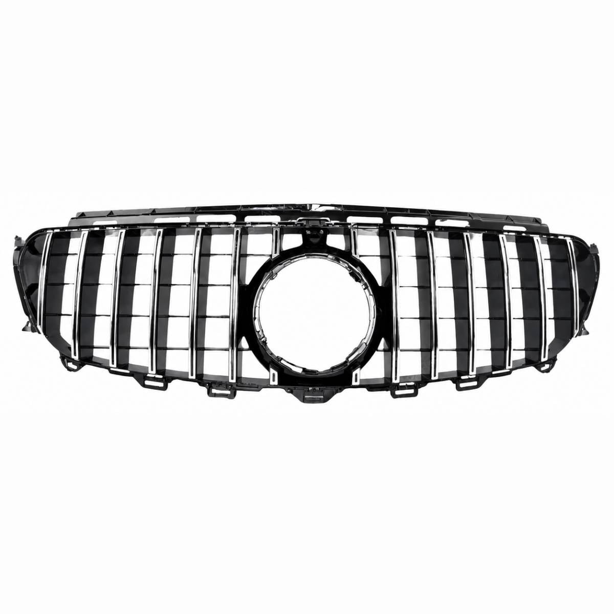 For  Mercedes-Benz E-Class A238 Front Bumper GT Panamericana Chrome Grille (2016–2021 | E250, E300, E400 | Avantgarde, Sport, AMG-Line)