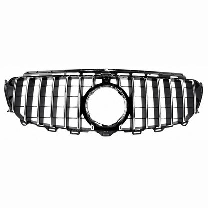 For  Mercedes-Benz E-Class A238 Front Bumper GT Panamericana Chrome Grille (2016–2021 | E250, E300, E400 | Avantgarde, Sport, AMG-Line)
