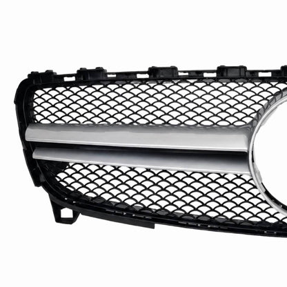 Mercedes-Benz A-Class W176 (2015–2018) Front Bumper Chrome AMG Grille – Fits A160, A200, A45 Facelift
